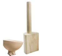 Ceramic Craft Paddle - Handmade Clay Finishing Tool, Ergonomic Pottery Beater | Stylish Sculpture Shaping Mallet, Leatherworking Accessory for Kitchen, Home Crafting, Professional Studio Dec