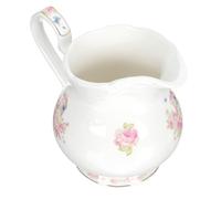 Ceramic Creamer with Handle 180ml White for Home Parties