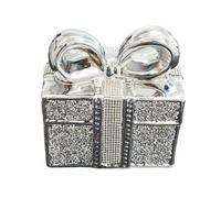 Ceramic Crushed Diamond Sparkling Gift Box Ornament