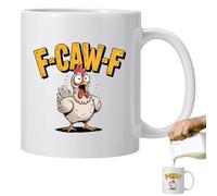 Ceramic Cup,Funny 11 Oz Ceramic Chicken Cup | Rooster Tea Mug - for Coffee Tea Milk Hot Cocoa Birthday Men Coworkers