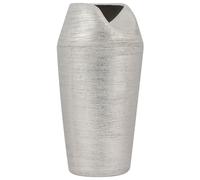 Decorative Vase APAMEA Stoneware 33 cm Silver