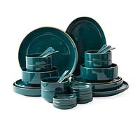 Ceramic Dinner Plate Dinnerware Sets, Porcelain Dinner Sets, Plates and Bowls Set Dinner Sets Dishes Plates Dessert Plates Soup Bowls Set for Dishwash