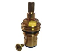 Ceramic Disc Mixer Tap Cartridge Replacement, 1/2 Inch, 53.5mm Length, 7.3mm x 20 Spline, for Grohe, Astracast, Blanco, Carbodur Taps (1 Blue)