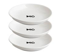 Ceramic Dog Bowl, 3 x Heavy Slide, Dog Me, Food Grade Stoneware Pet Bowl, Microwave and Dishwasher Safe, Classic Dog Food Bowl, Water Bowl for Medium and Large Breeds