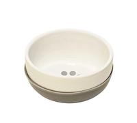 Nobby Sabit Dog Bowl Ceramic Non-Slip White/Grey Diameter 19.5 x 9 cm 2,000 ml