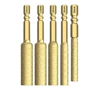 Ceramic Drill Bits - Material Drilling Set | Durable Concrete Brick Wall Stone Tools for Contractors Renovators Electricians Technicians Professionals Handymen DIY Projects