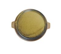 Ceramic Ear Disc = Home Vintage Vegetable Pasta Under-glaze Color Tableware -8 "Ear Disc-Red Yellow