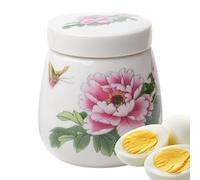 Ceramic Egg Cooker - 220 ml Vintage Style Egg Cooker, Egg Cup for Cooking Breakfast Serve in Kitchen and Home Steamed Dessert Women and Men