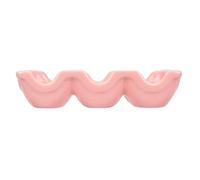 Ceramic Egg Holder 6-grid Porcelain Tray for Refrigerator