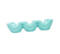 Ceramic Egg Holder Porcelain Tray 6-grid for Refrigerator
