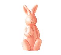 Ceramic Egg Holding Rabbit Modern Decoration Easter Gifts Home Decor Figurine In The Shape Of A Rabbit For The Living Room TV Cabinet Mailman Ornament (A, One Size)