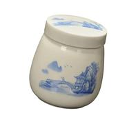Ceramic Eggs Pots 220ml Coddled Eggs, Outside Suzhou City | Chinese Ceramic Food Container with Cover for Boiling and Keep Meals Warm, Ideal for Homes Kitchen