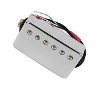 Ceramic Electric Guitar Humbucker Pickup Chrome Metal Cover Guitar Pickup Replacement Pickups Set (Color : Neck)