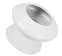 Ceramic Elevated Pet Bowl for Dogs Cats, High Feet Design | Smooth Surface Finish, Stable Base Structure, Eco-Friendly Material, White Color