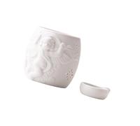Ceramic Essential Oil Burners with 3D Embossing for Relaxation Melt Burners