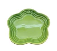 Ceramic Extra Wide Raised Cats Food Bowl,Elevated Pets Bowls Anti-Vomiting Cat Feeder Whisker Stress-Free 5.5'' Cat Feeding Bowl(Green)