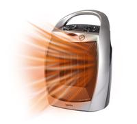 Ceramic Fan Heater, 1800 W, 2 Heat Settings, Silver, Igenix IG9030 [EEK: A]