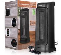 Ceramic fan heater MZKH2200 black 2000W with remote control