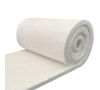Ceramic Fiber Blanket, Fireproof Insulation Roll -10mm, 20mm, 30mm, 40mm, 50mm Thickness, Fire Rated 2606°F, for High Temperature Piping, Wood Stove Baffle, Fireplace, and Ovens(Size:40mmx600x1000mm)