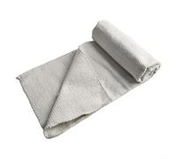 Ceramic Fiber Fireproof Blanket 2mm Thick 1260°C Heat Resistant Cloth, Class A1 Non-Combustible Insulation Material for Kilns, High Temperature Pipes, Furnace Doors, Fire Doors, Fire Shutters