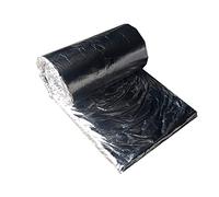 Ceramic Fiber Insulation Baffle Fire Blanket - Double-Sided Aluminum Foil Foil for Stoves, Furnace, Kilns, Fire, Boilers(20mmx610mmx1000mm)