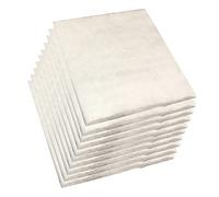 Ceramic Fiber Insulation Baffle Fire Blanket - for Stoves, Furnace, Kilns, Fire Bricks, Boilers(250mmx150mmx8mm10PCS)