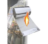 Ceramic Fiber Insulation Blanket with Aluminum Foil, Fireproof for High-Temperature Stove and Furnace Applications