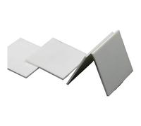 Ceramic Fiber Insulation Board, 95 Alumina Square Ceramic Sheet Pack of 10 Multiple Sizes(35X35X1mm)