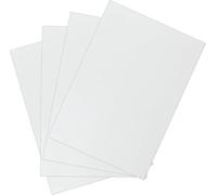Ceramic Fiber Insulation Roll,4 Pcs 20 x 30 cm Kiln Paper High Temperature Temp Gasket Material White Fireproof Microwave(Thickness: 3mm)