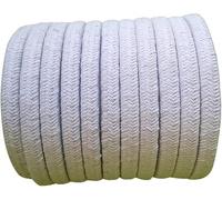 Ceramic Fiber Packing Rope Seal， Ceramic Fiber Rope Gasket High Temperature Seal Multiple Sizes 16-50mm x 1m(35mmx35mmx1m)