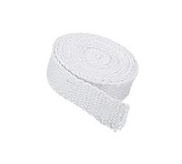 Ceramic Fiber Packing Rope Seal， Square Braided Gasket White 100x1000mm 3.0-5mm Thickness(5Mm)(3.0Mm)