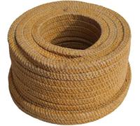 Ceramic Fiber Packing Rope Seal， Stove Rope Seal Gasket Packing Multiple Sizes(18 * 18mm)