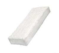 Ceramic Fiber Sponge 30x10x3cm for Ethanol Fireplace Combustion Chamber, High Temperature Resistant Calcium Magnesium Silicate Material in White