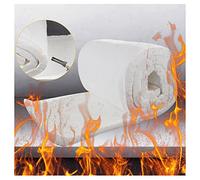 Ceramic Fireproof Insulation Blanket Lining- Rated Temperature 2400F - Sound Damping - Easy to Cut & Shape - Insulation and Repairs for Furnaces, Kilns, Ovens, and Boilers ( Color : White ,