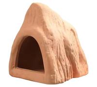 Ceramic Fish Tank, Pottery Cave Shelter, 3.1 X 2.8 X 3.5 In Aquarium Decoration, Breeding Cave For Fish And Shrimp, Betta, Cichlid, Reptiles