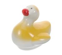 Ceramic Floating Duck Aquarium Decor Ornament Cute Miniature Landscaping Figurine for Fish Tank Desktop Office and Small Water Pools Charming Aquatic Decoration