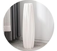 Ceramic Floor-standing Vase, Large Simple Design with Origami Pattern, Ideal for Bedroom, Living Room, and Balcony Decoration