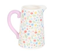 Ceramic Floral Jug Something Different Multi One Size