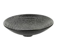 Ceramic Flower Pot Japanese Style Black Hydroponic Planter for Flowers