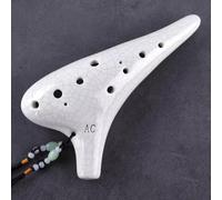Ceramic Flute 12 Holes Simple Beginner's Guide Tao Xun Flute Instrument