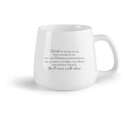 Ceramic Fruit Cup Coffee Mug, You'll Never Walk Alone Lyrics Quote Liverpool Football Quote Football （14oz/400ml） Nice Xmas Gift