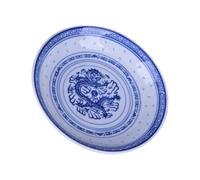 Ceramic Fruit Plate White Chinese Retro Style Buddha Offerings Plate