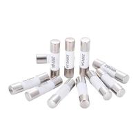 Ceramic Fuse Tube 5 * 20mm 6 * 30mm Fast Blow Fuses 250V 0.5-20/25/30A Protection Electrical Circuits 10Pcs(30A,5x20)