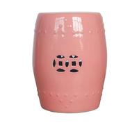 Ceramic garden stool in fresh green glazed oriental decorative ceramic garden stool in the shape of a Chinese drum natural colors suitable for living room and leisure design
