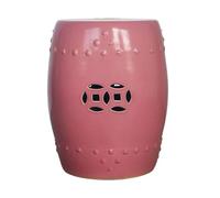 Ceramic garden stool in fresh green glazed oriental decorative ceramic garden stool in the shape of a Chinese drum natural colors suitable for living room and leisure design