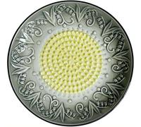 Ceramic Garlic Grater Plate, Ceramic Grating Plate for Ginger, Garlic, Onion, Cheese, Hand Dish for Garlic, Kitchen Gadget Gift
