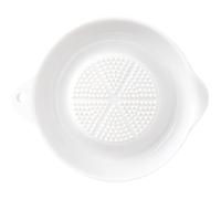 Ceramic Garlic Grater Plate, Manual White Ginger Grinder with Dense Sharp Teeth, 4.4 x 3.6 x 0.8 in for Garlic, Ginger, Radish, Cheese, Dishwasher Safe Food Tool