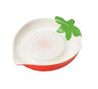 Ceramic Garlic Grating Plate, Manual Non-Slip Grating Bowl