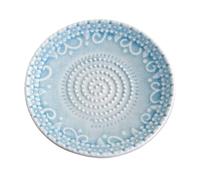 Ceramic Garlic Scratch Plate - Cheese Dish Bowl,Ceramic Grater Plate - for grating ginger, lemon, tomato, carrot, puree on the kitchen counter