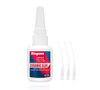 Ceramic Glue, 30g Ceramic Super Glue for Porcelain and Pottery Repair, Fast Drying, Heat Resistant, Waterproof Strong Adhesive for Bonding Ceramic, Dishes, Tiles, DIY Crafts